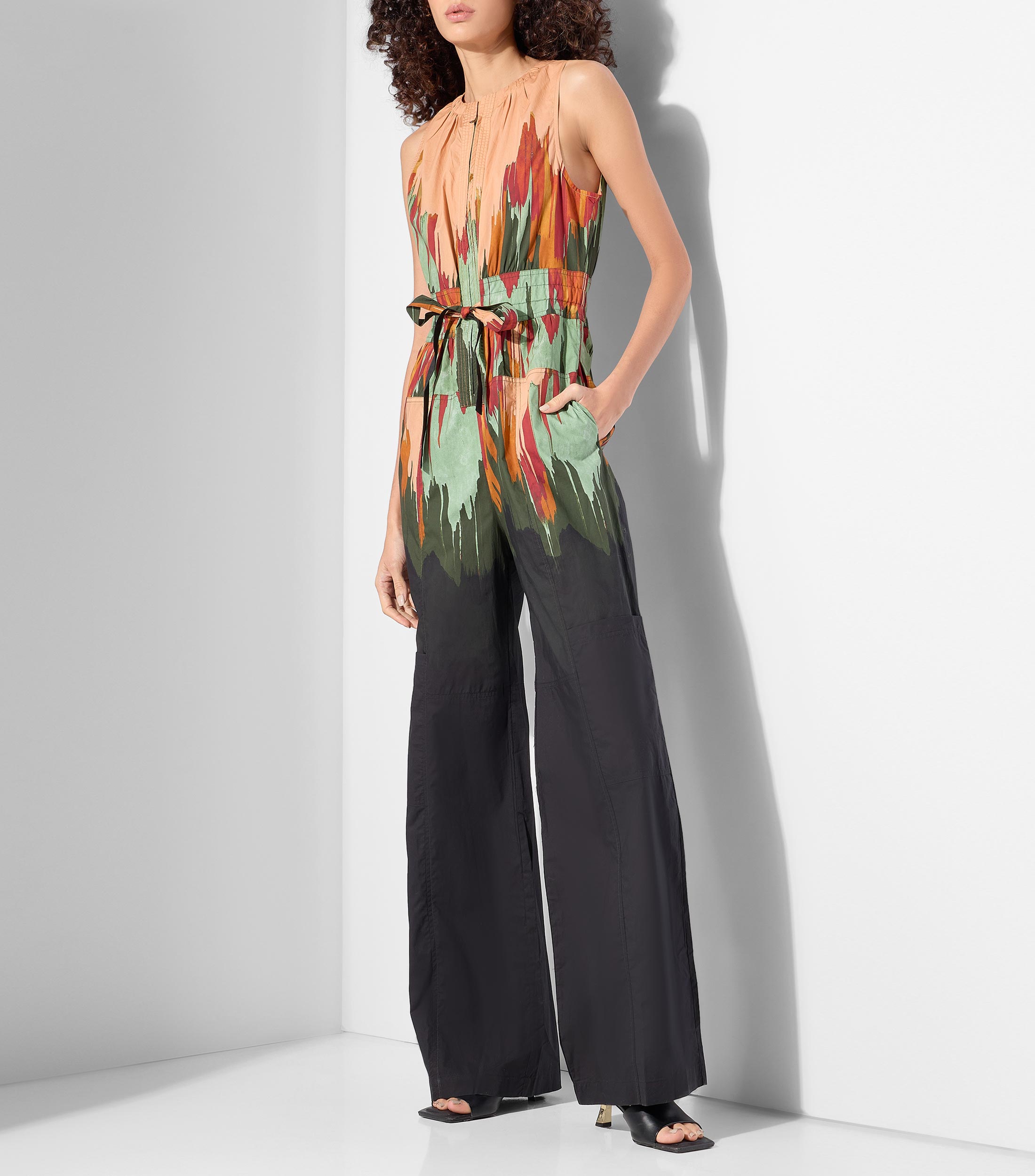 Jumpsuit de corte recto Mujer